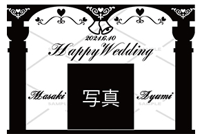オリジナルシャンパン 結婚祝い